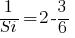 1/Si=2-3/6